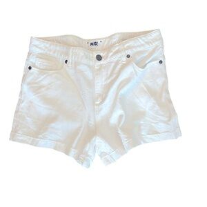 PAIGE Jimmy Jimmy Short | White Denim 3” Jeans Shorts, 31
